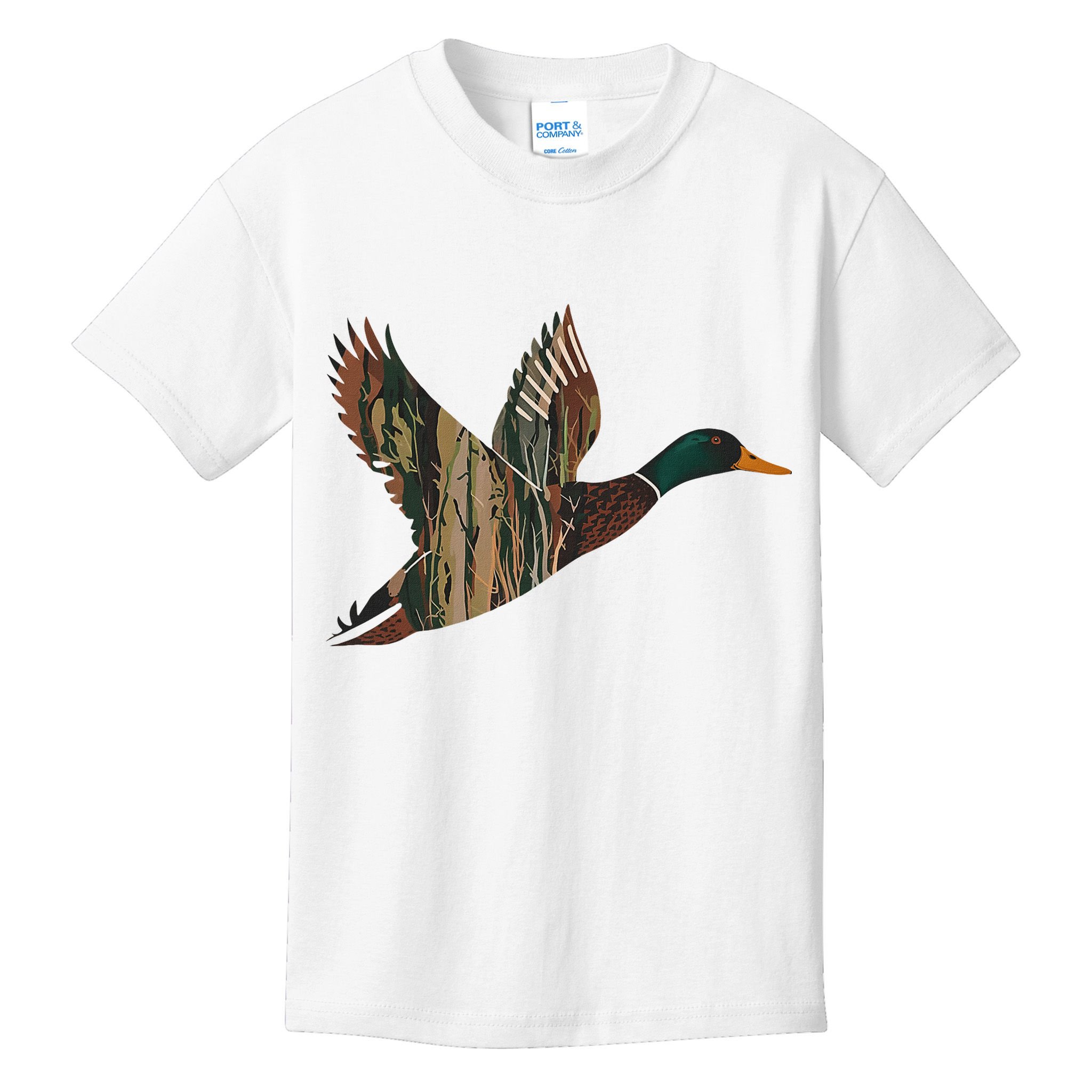 Sitka Mallard Dux Waterfowl Hunting Gear Duck Camo Kids T-Shirt