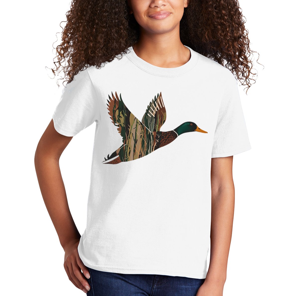 Sitka Mallard Dux Waterfowl Hunting Gear Duck Camo Kids T-Shirt