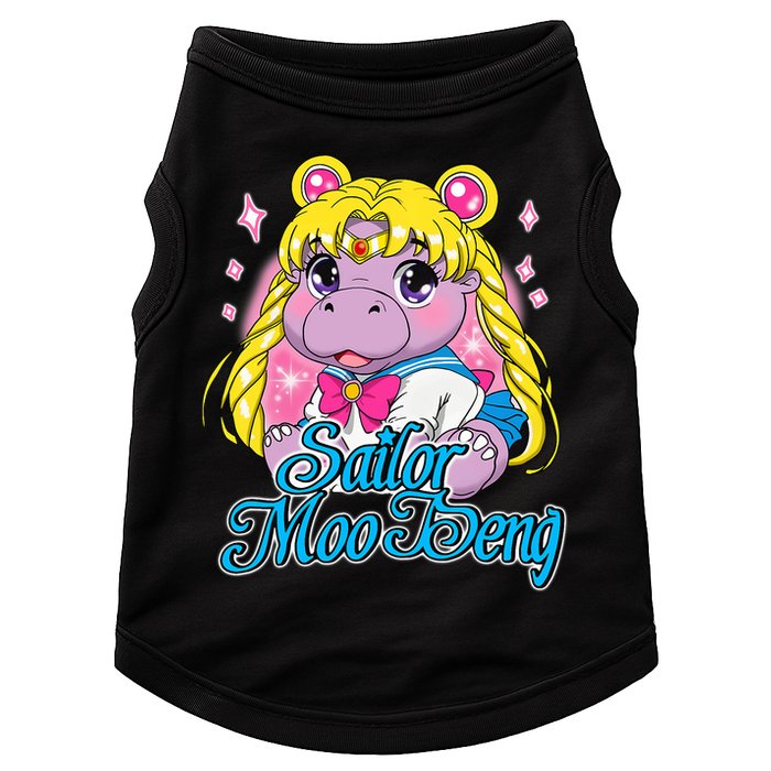 Sailor Moo Deng Funny Hippo Moo Deng Cute Doggie Tank