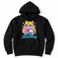 Sailor Moo Deng Funny Hippo Moo Deng Cute Hoodie