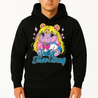 Sailor Moo Deng Funny Hippo Moo Deng Cute Hoodie