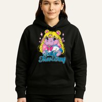Sailor Moo Deng Funny Hippo Moo Deng Cute Hoodie