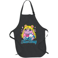 Sailor Moo Deng Funny Hippo Moo Deng Cute Full-Length Apron With Pockets
