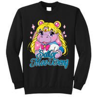Sailor Moo Deng Funny Hippo Moo Deng Cute Sweatshirt