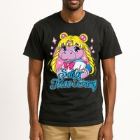 Sailor Moo Deng Funny Hippo Moo Deng Cute Tall T-Shirt