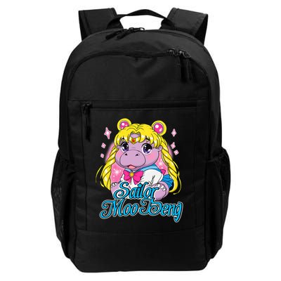 Sailor Moo Deng Funny Hippo Moo Deng Cute Backpack