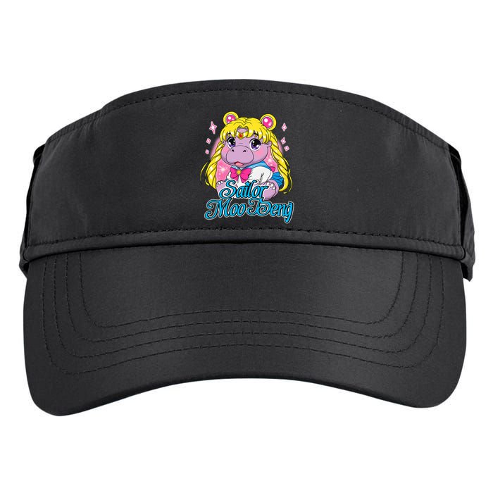 Sailor Moo Deng Funny Hippo Moo Deng Cute Adult Drive Performance Visor