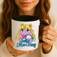 Sailor Moo Deng Funny Hippo Moo Deng Cute Mug
