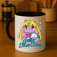 Sailor Moo Deng Funny Hippo Moo Deng Cute Mug