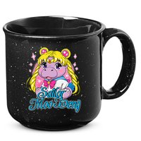 Sailor Moo Deng Funny Hippo Moo Deng Cute 15oz Campfire Ceramic Mug