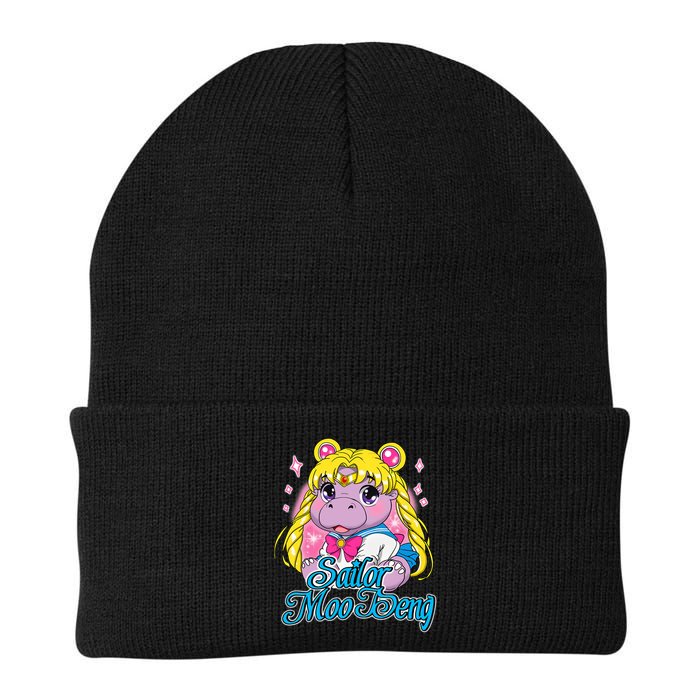 Sailor Moo Deng Funny Hippo Moo Deng Cute Beanie