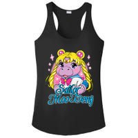 Sailor Moo Deng Funny Hippo Moo Deng Cute Ladies PosiCharge Competitor Racerback Tank