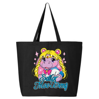Sailor Moo Deng Funny Hippo Moo Deng Cute 25L Jumbo Tote