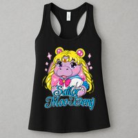 Sailor Moo Deng Funny Hippo Moo Deng Cute Womens Tank Top