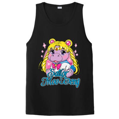 Sailor Moo Deng Funny Hippo Moo Deng Cute PosiCharge Competitor Tank