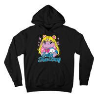 Sailor Moo Deng Funny Hippo Moo Deng Cute Tall Hoodie