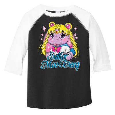Sailor Moo Deng Funny Hippo Moo Deng Cute Toddler Fine Jersey T-Shirt