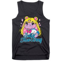 Sailor Moo Deng Funny Hippo Moo Deng Cute Tank Top