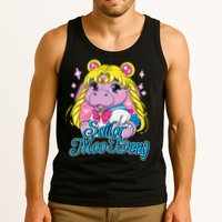 Sailor Moo Deng Funny Hippo Moo Deng Cute Tank Top