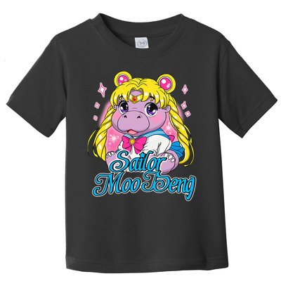 Sailor Moo Deng Funny Hippo Moo Deng Cute Toddler T-Shirt
