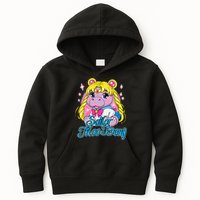 Sailor Moo Deng Funny Hippo Moo Deng Cute Kids Hoodie