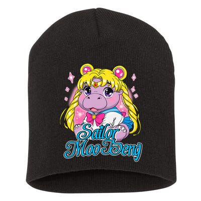Sailor Moo Deng Funny Hippo Moo Deng Cute Short Acrylic Beanie