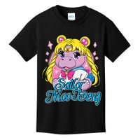 Sailor Moo Deng Funny Hippo Moo Deng Cute Kids T-Shirt