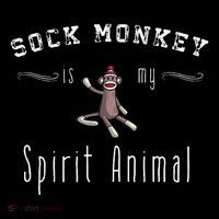 Sock Monkey Design My Spirit Animal Funny Sock Monkey Gifts Sustainable Bucket Hat
