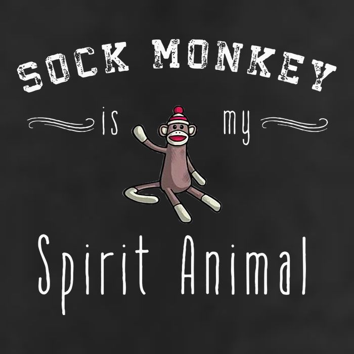 Sock Monkey Design My Spirit Animal Funny Sock Monkey Gifts Adult Drive Performance Visor