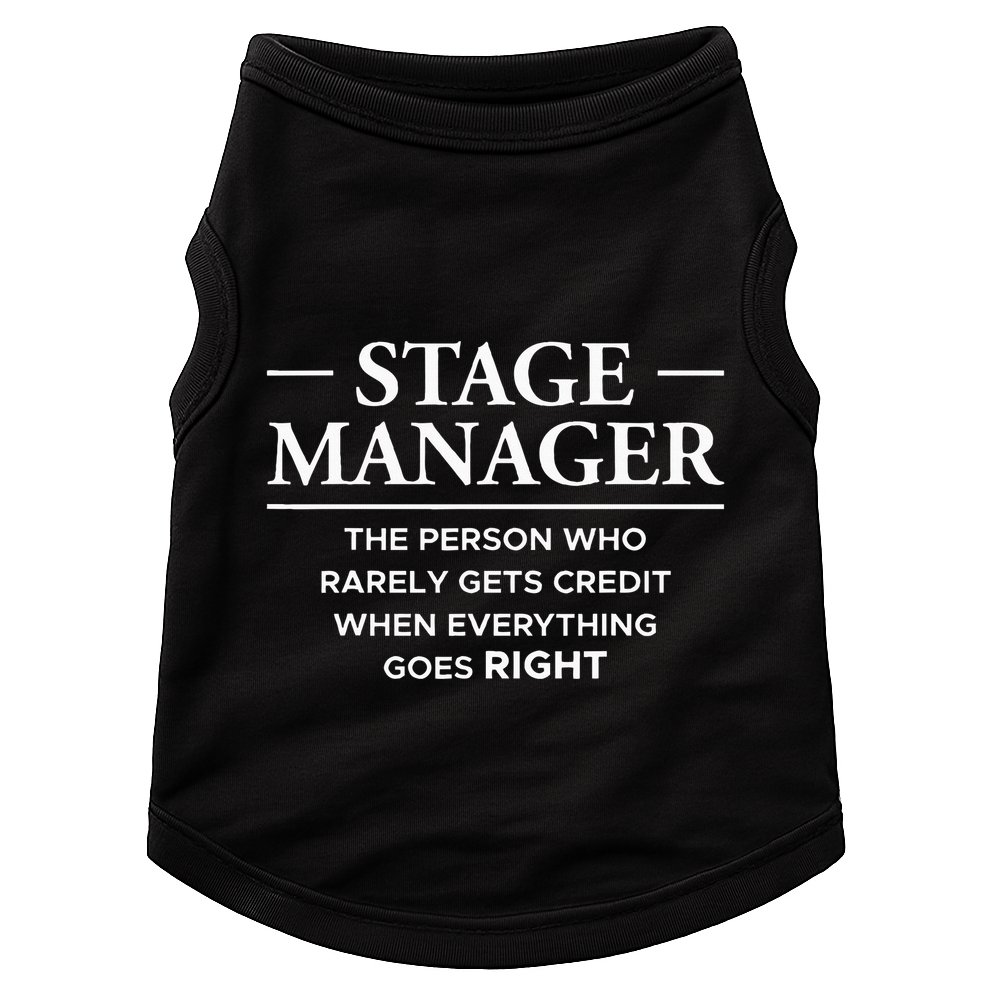 Stage Manager Definition Backstage Stage Crew Doggie Tank