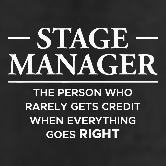 Stage Manager Definition Backstage Stage Crew Tumbler