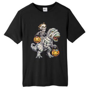 Skeleton Mummy Dinosaur Halloween Pumpkin Gift Tall Fusion ChromaSoft Performance T-Shirt