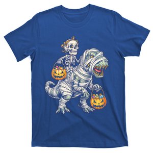 Skeleton Mummy Dinosaur Halloween Pumpkin Gift T-Shirt