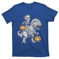 Skeleton Mummy Dinosaur Halloween Pumpkin Gift T-Shirt