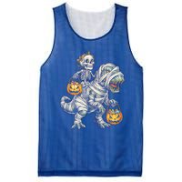 Skeleton Mummy Dinosaur Halloween Pumpkin Gift Mesh Reversible Basketball Jersey Tank