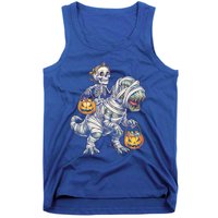 Skeleton Mummy Dinosaur Halloween Pumpkin Gift Tank Top