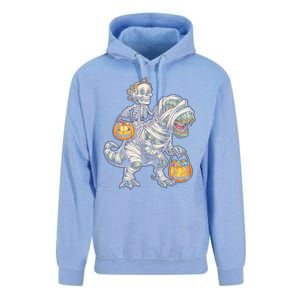 Skeleton Mummy Dinosaur Halloween Pumpkin Gift Unisex Surf Hoodie