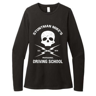 Stuntman Mike's Driving School Womens CVC Long Sleeve Shirt