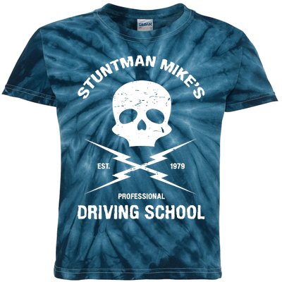 Stuntman Mike's Driving School Kids Tie-Dye T-Shirt