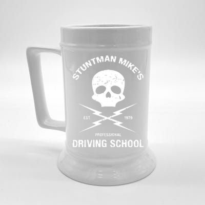 Stuntman Mike's Driving School Beer Stein