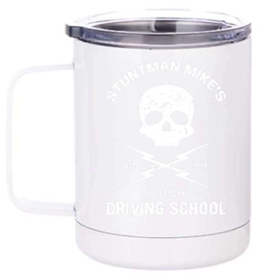 Stuntman Mike's Driving School 12 oz Stainless Steel Tumbler Cup