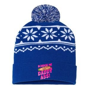 Scissor Me Daddy A$$ USA-Made Snowflake Beanie