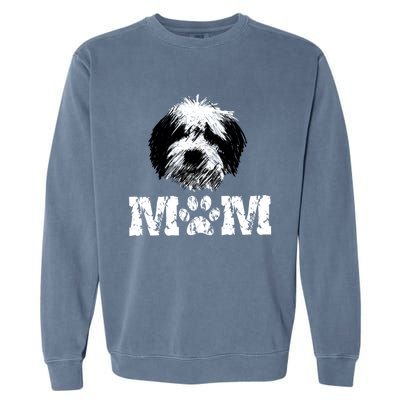 Sheepadoodle Mom Doodle Dog Cool Gift Garment-Dyed Sweatshirt