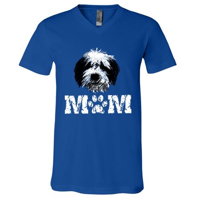 Sheepadoodle Mom Doodle Dog Cool Gift V-Neck T-Shirt