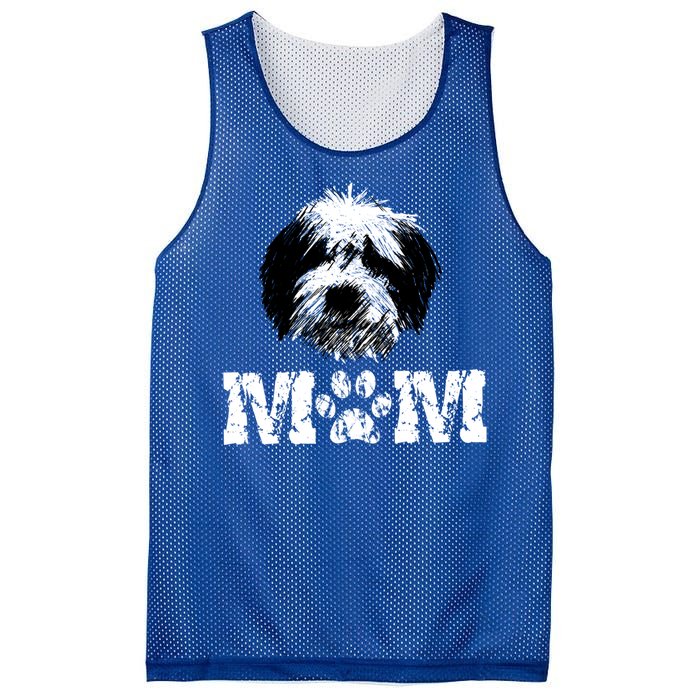 Sheepadoodle Mom Doodle Dog Cool Gift Mesh Reversible Basketball Jersey Tank