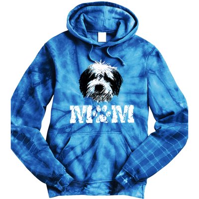 Sheepadoodle Mom Doodle Dog Cool Gift Tie Dye Hoodie