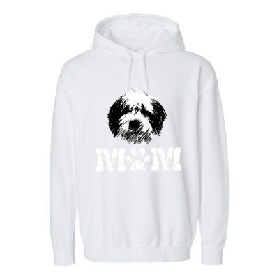 Sheepadoodle Mom Doodle Dog Cool Gift Garment-Dyed Fleece Hoodie