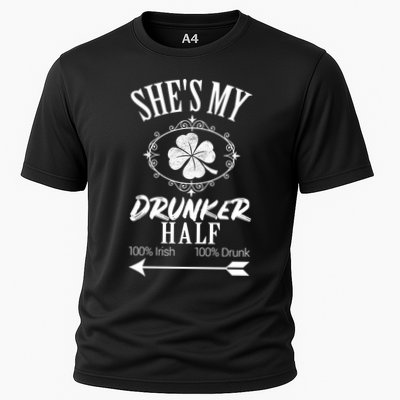 SheS My Drunker Half St Patricks Day Matching Couple Performance Shirt