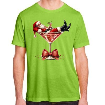 Santa Martini Espresso Martini Coquette Christmas Santa Xmas Cute Gift Adult ChromaSoft Performance T-Shirt