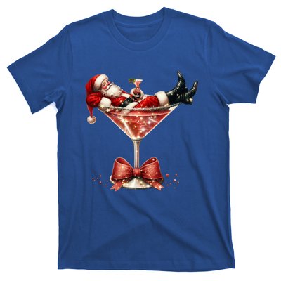 Santa Martini Espresso Martini Coquette Christmas Santa Xmas Cute Gift T-Shirt